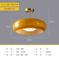 Nordic Brass Ceiling Light for Vintage Japanese Balcony - 40cm yellow +36W (upgrade all copper) Tricolor dimming - light