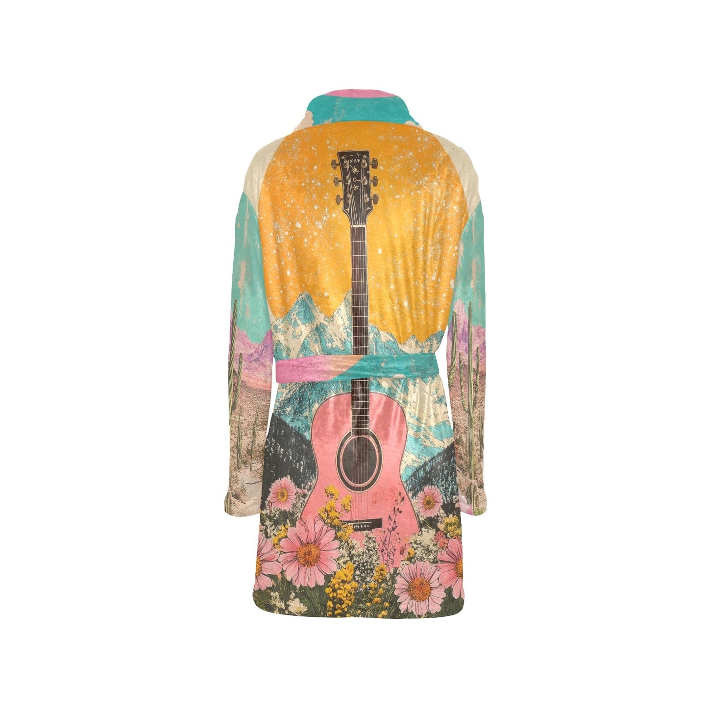 Baha Ranch Retro Pop Western Bath Robe - - Robes