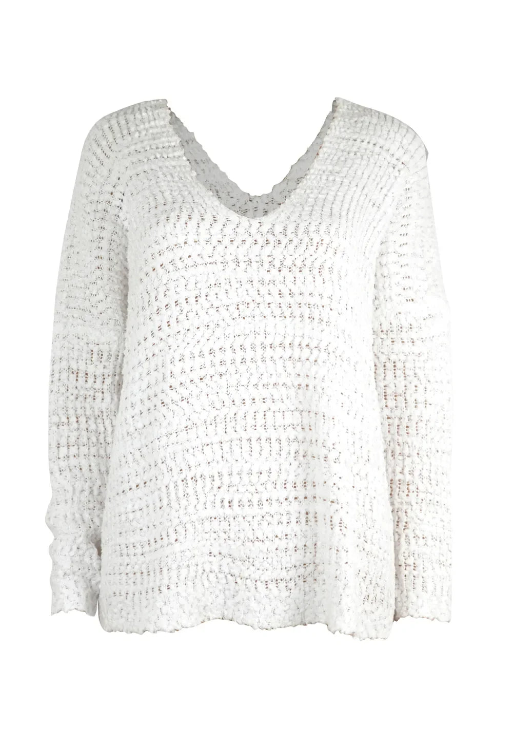 Angel Wings Single Shoulder Long Sleeve Sweater - -