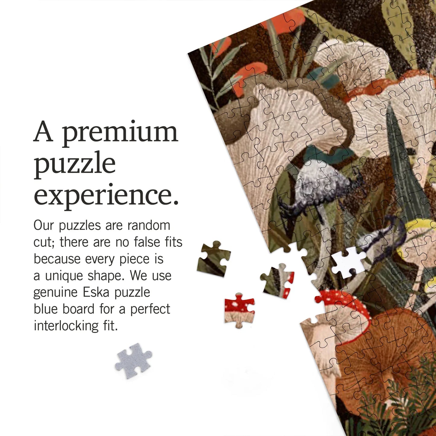 Woodland Mushrooms Jigsaw Puzzle - - Accessories