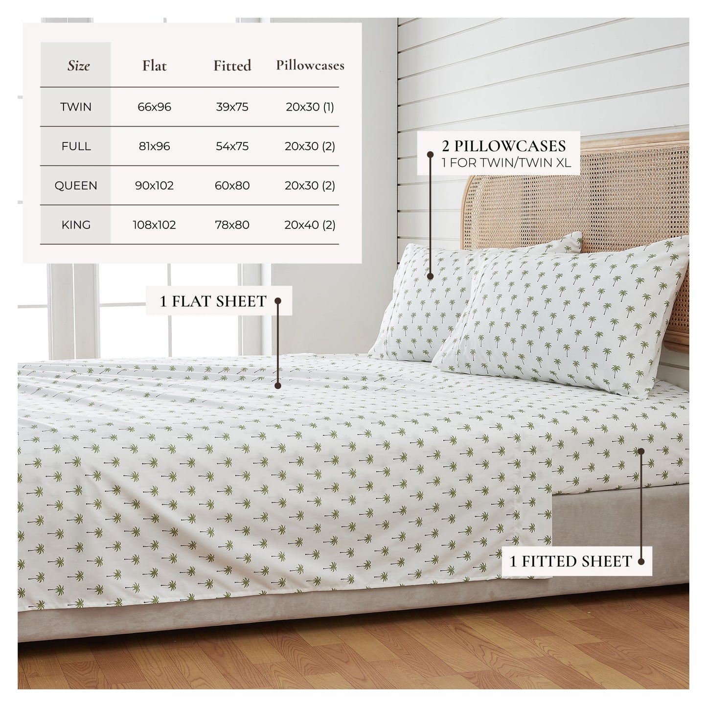 Coastal Printed Sheet Set - Newport Collection - - Bed Sheets