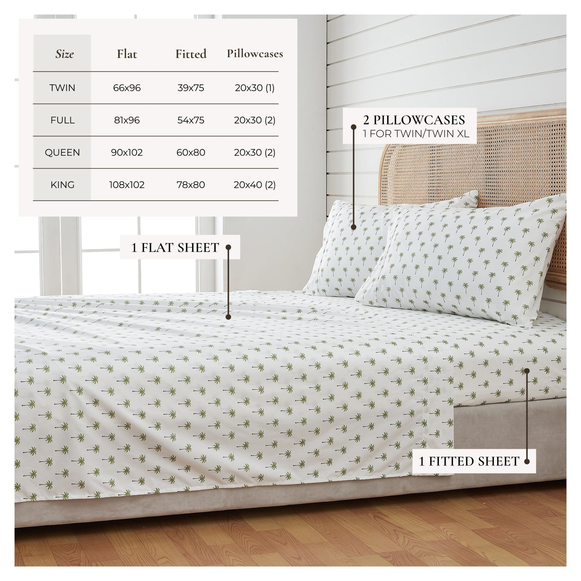Coastal Printed Sheet Set - Newport Collection - - Bed Sheets