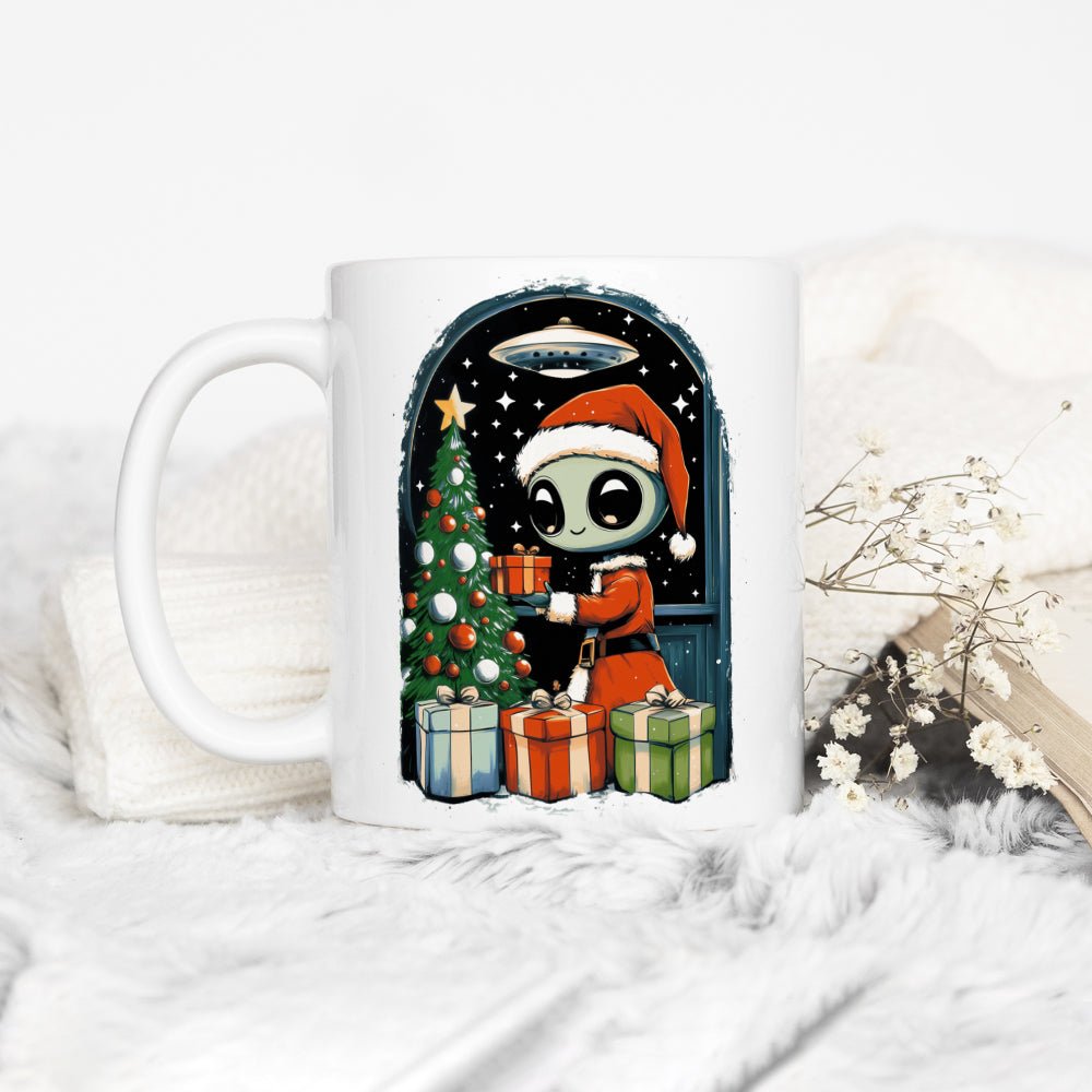 Alien Christmas Mug - -
