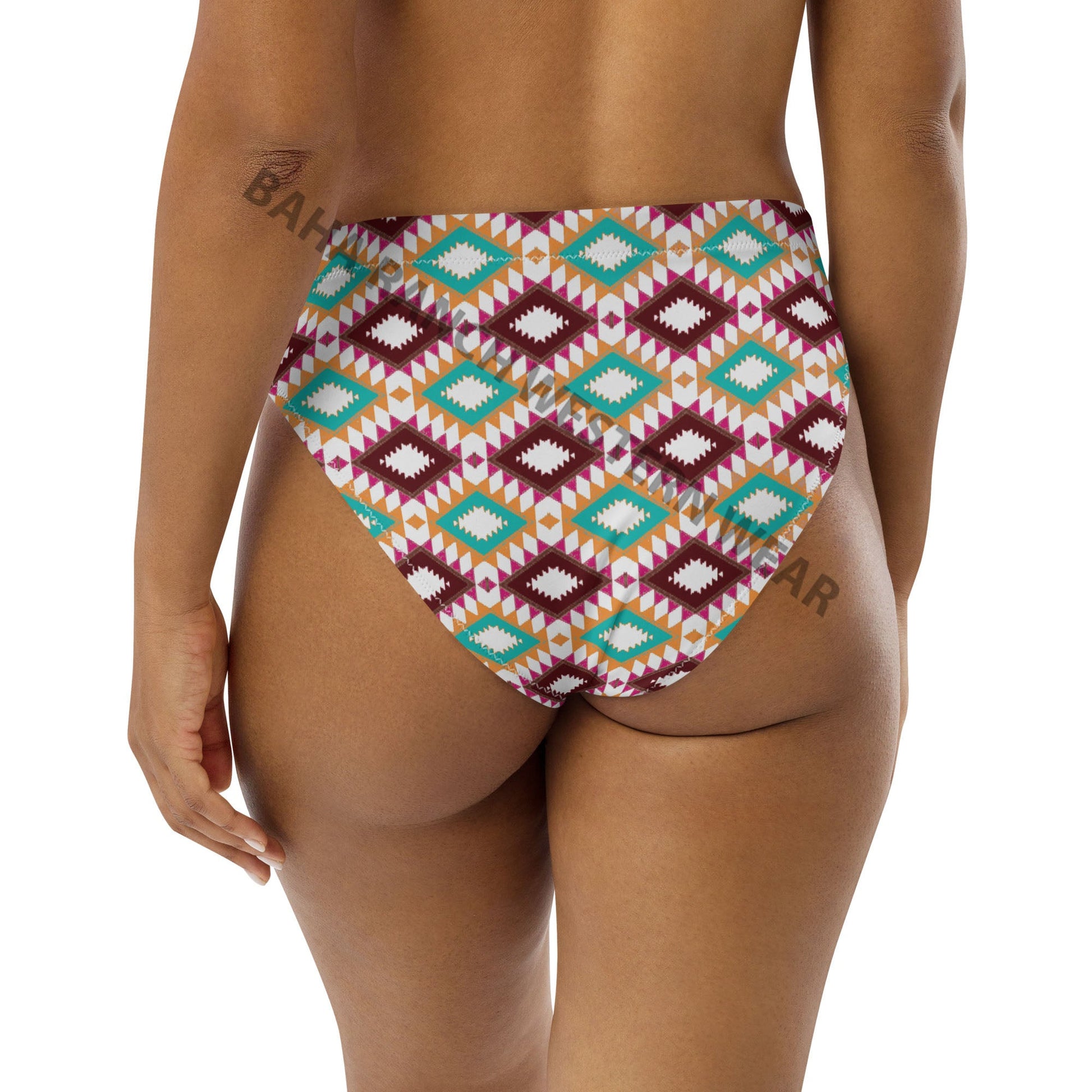 Baha Ranch Yeehaw Aztec Print Bikini Bottom - - Swimwear