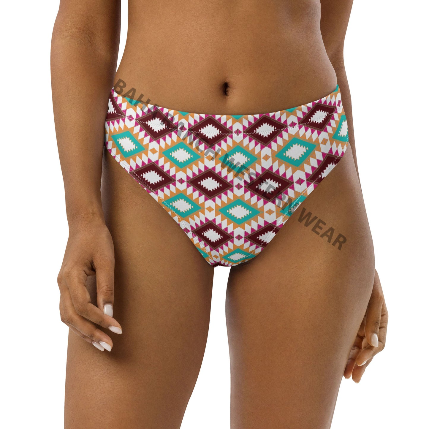 Baha Ranch Yeehaw Aztec Print Bikini Bottom - - Swimwear