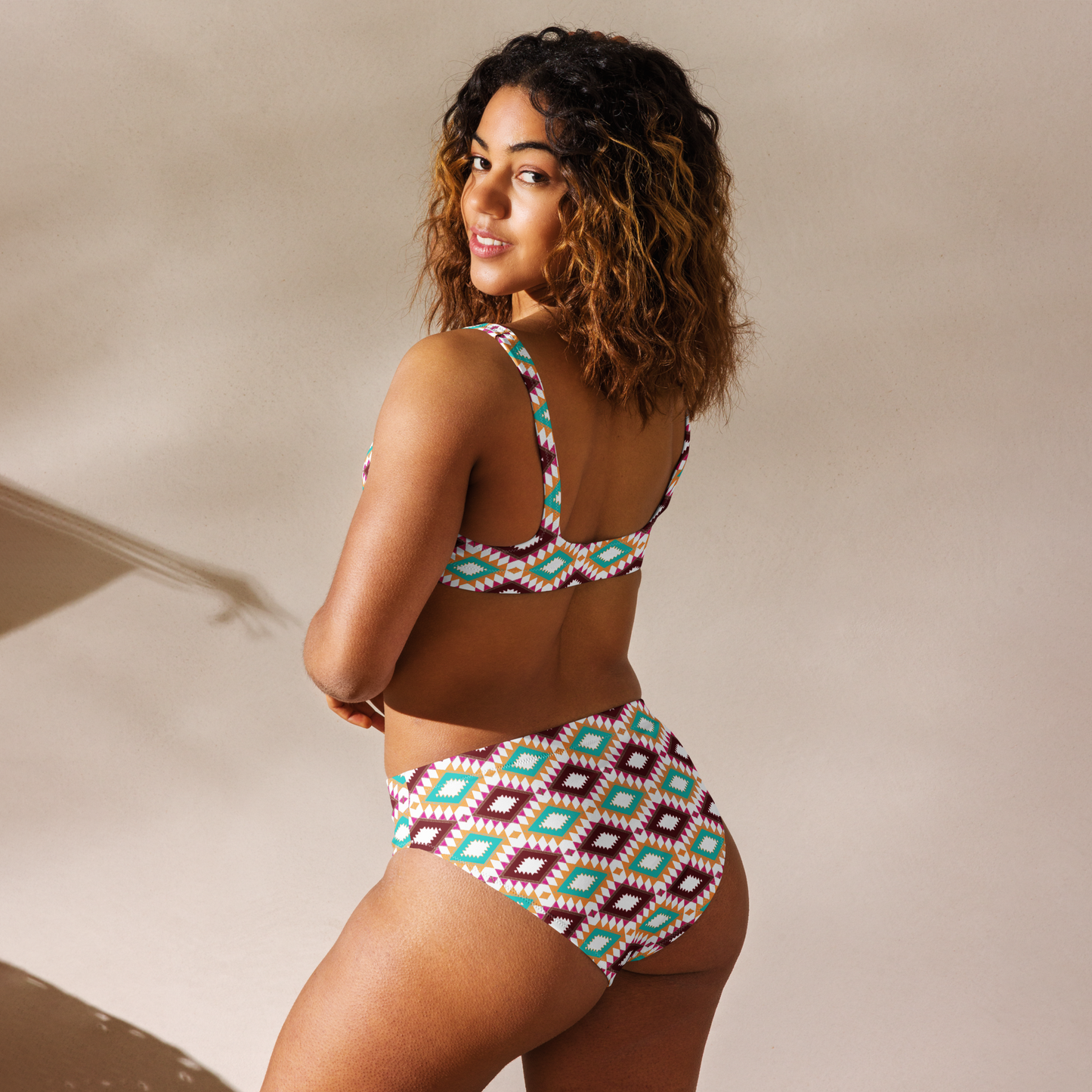 Baha Ranch Yeehaw Aztec Print Bikini - -