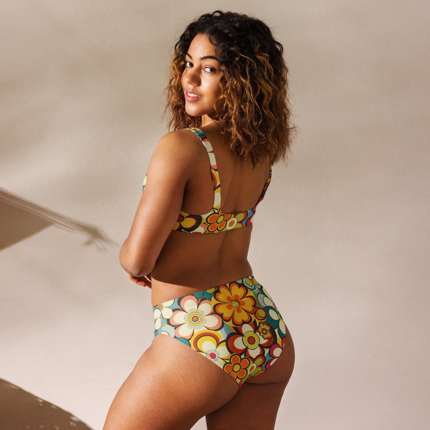Baha Ranch Yeehaw Woodstock Retro Floral Bikini - - Swim Wear