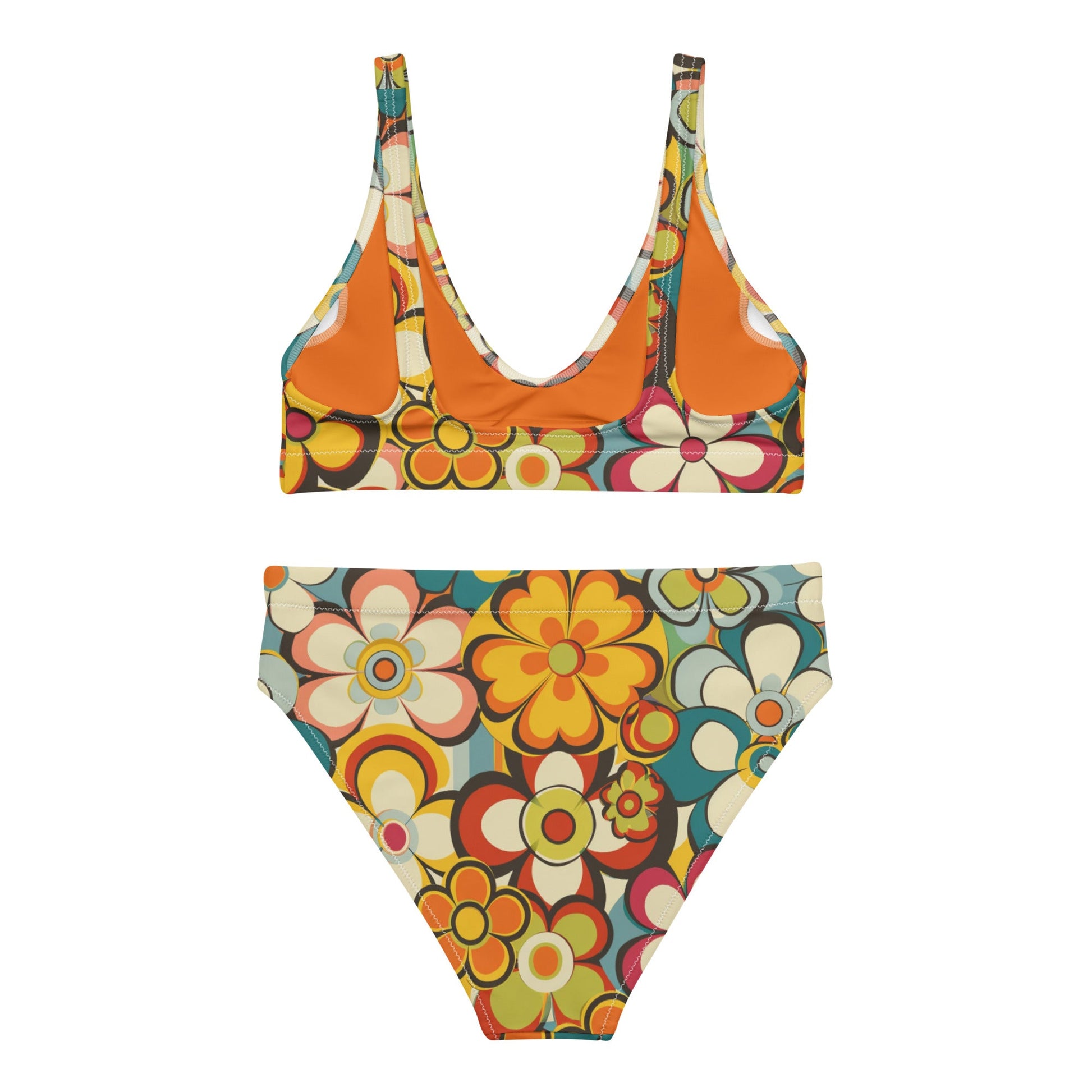Baha Ranch Yeehaw Woodstock Retro Floral Bikini - - Swim Wear