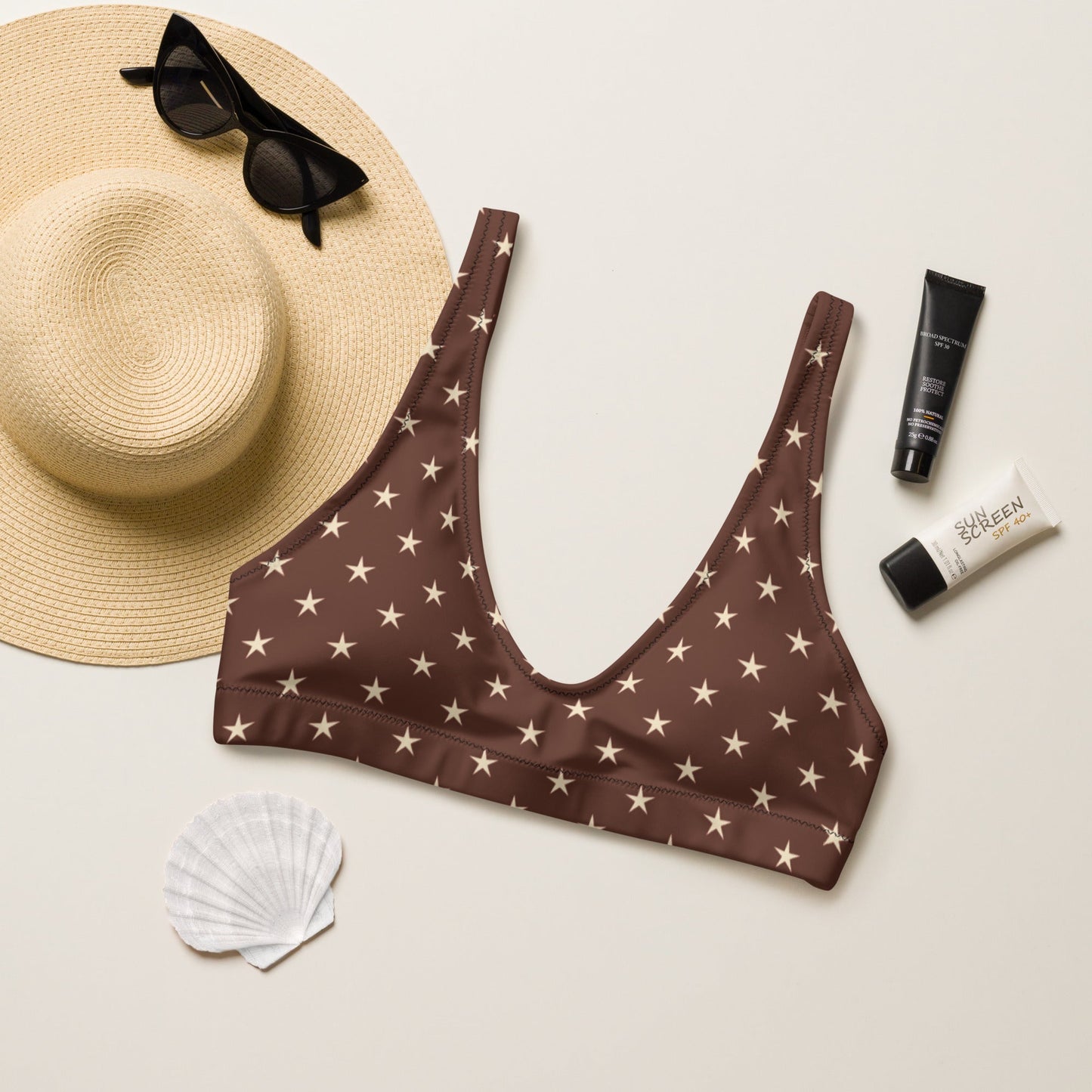 Baha Ranch Yeehaw Little Stars Bikini Top - -