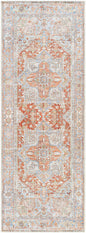 Maayon Medallion Rust Washable Area Rug - - Rugs