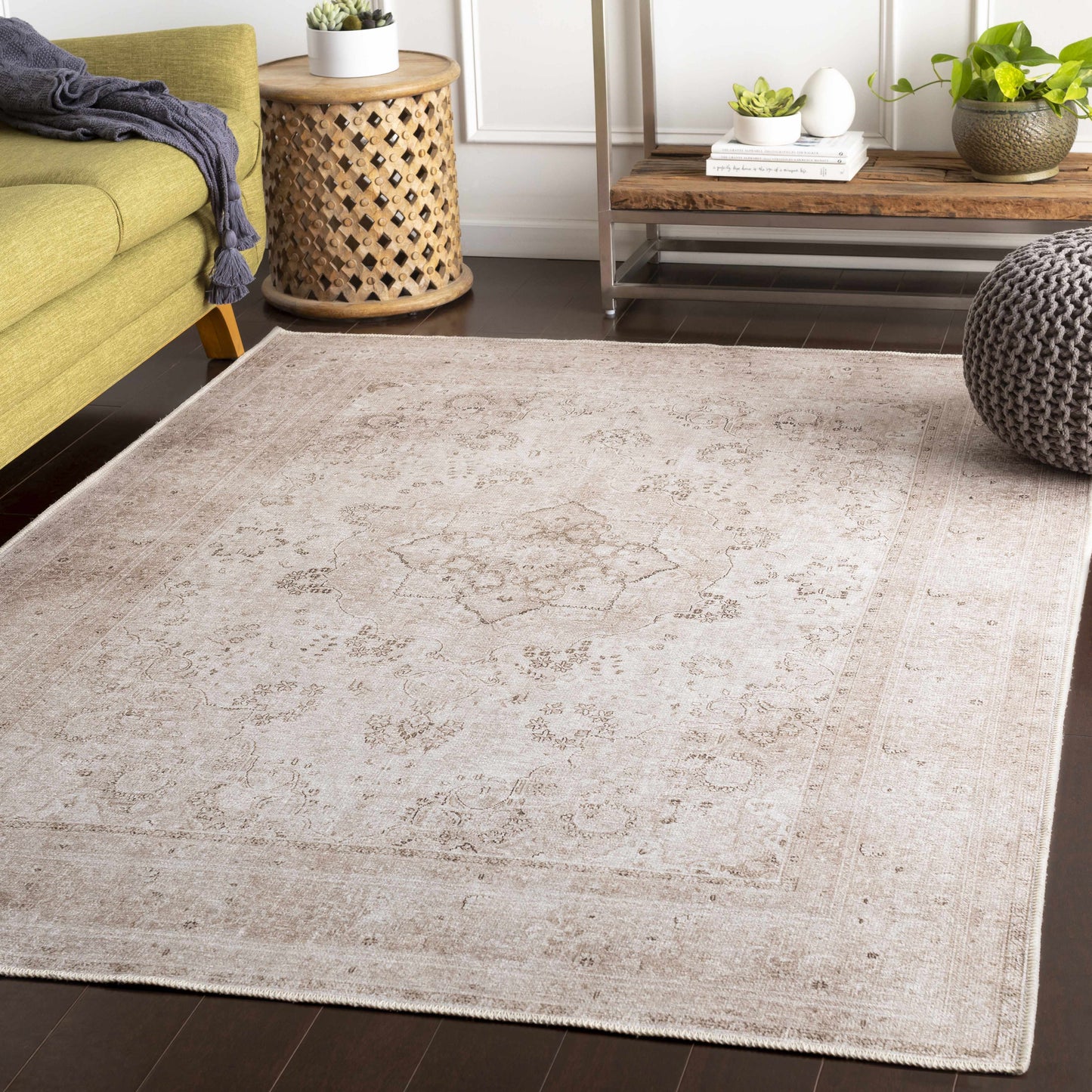Bethany Washable Area Rug - - Rugs