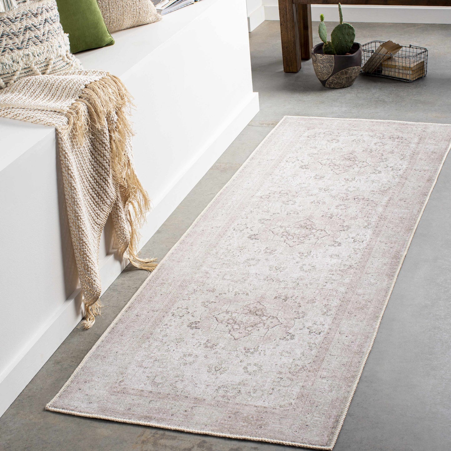 Bethany Washable Area Rug - - Rugs