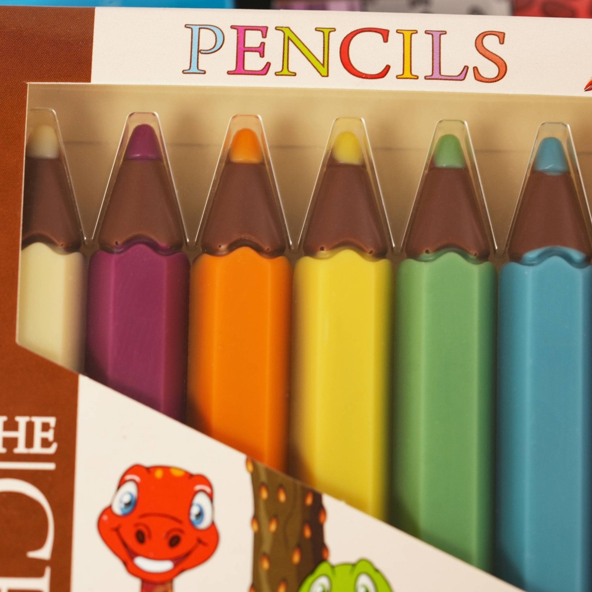 Andy Anand Milk Chocolate Crayon Boxes, 3-Pack, 21 pc – Fun Kids Chocolate Gift, 60% Cocoa Butter, Birthday, Easter & Holiday Gift Box - - Food & Beverages > Desserts & Sweets > Chocolate