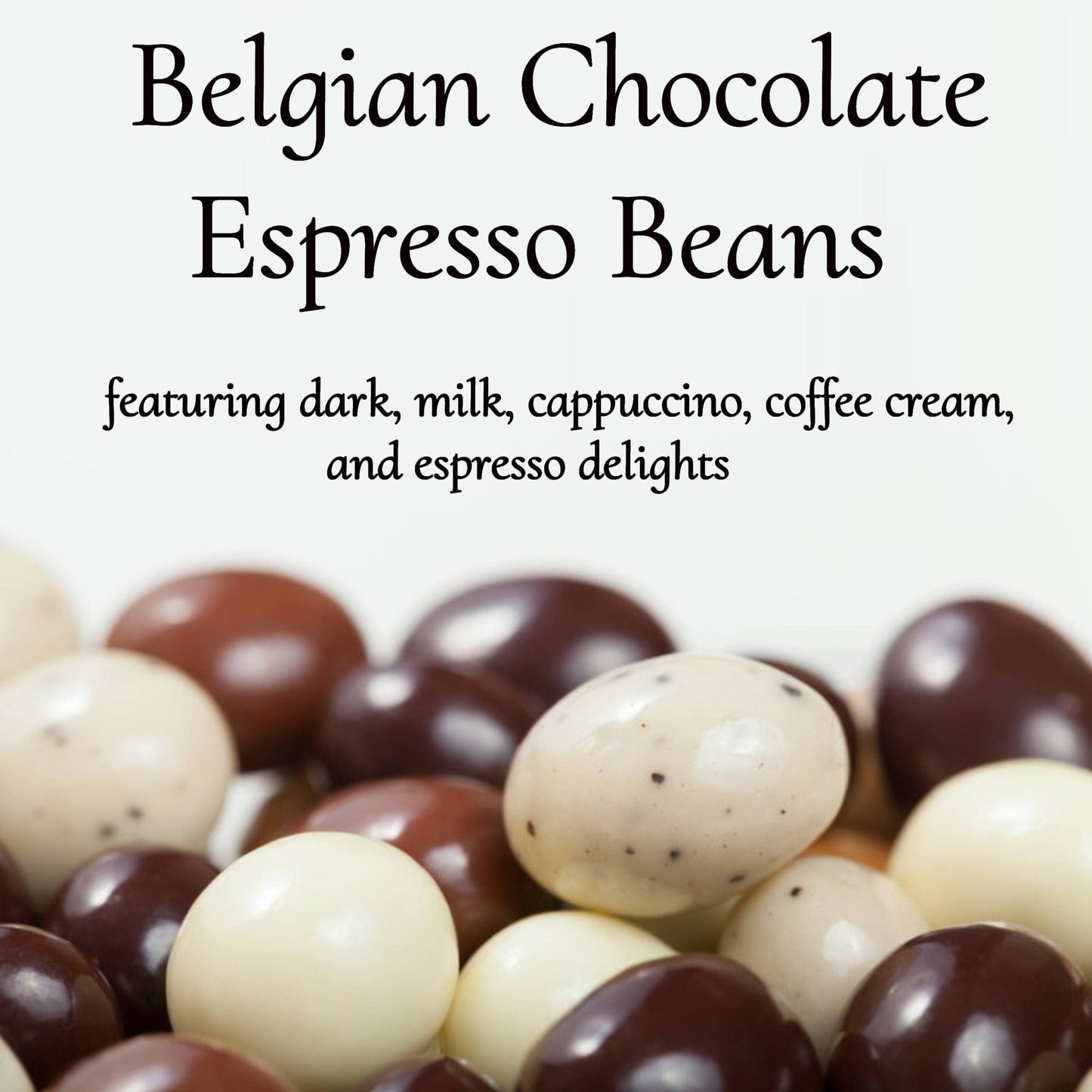 Andy Anand Espresso Coffee Belgian Chocolate Assortment, 5 Flavors, 1 lb – 60% Cocoa Butter, Gourmet Gift Box, Birthday & Holiday Occasions - - Food & Beverages > Desserts & Sweets > Chocolate