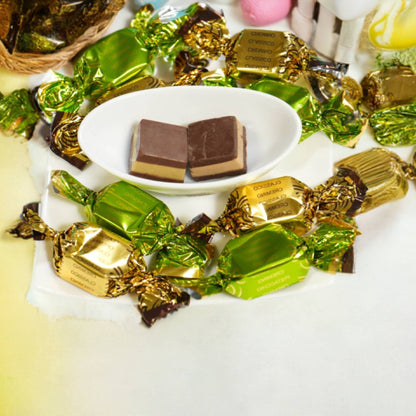 Andy Anand Italian Cremino Chocolate Assortment, 18 pc, 8 oz – Gluten-Free, 60% Cocoa Butter, Authentic Italian, Birthday & Holiday Gift Box - - Food & Beverages > Desserts & Sweets > Chocolate