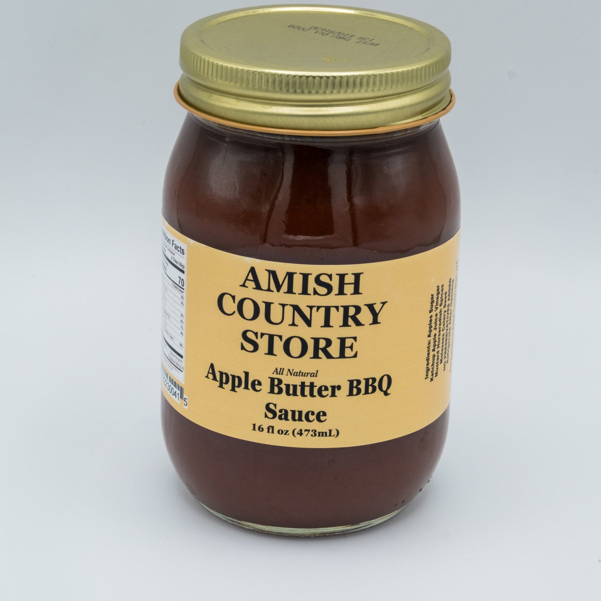 Apple Butter BBQ Sauce | Sweet & Tangy Homestyle Barbecue Sauce | 16 oz - - canned goods