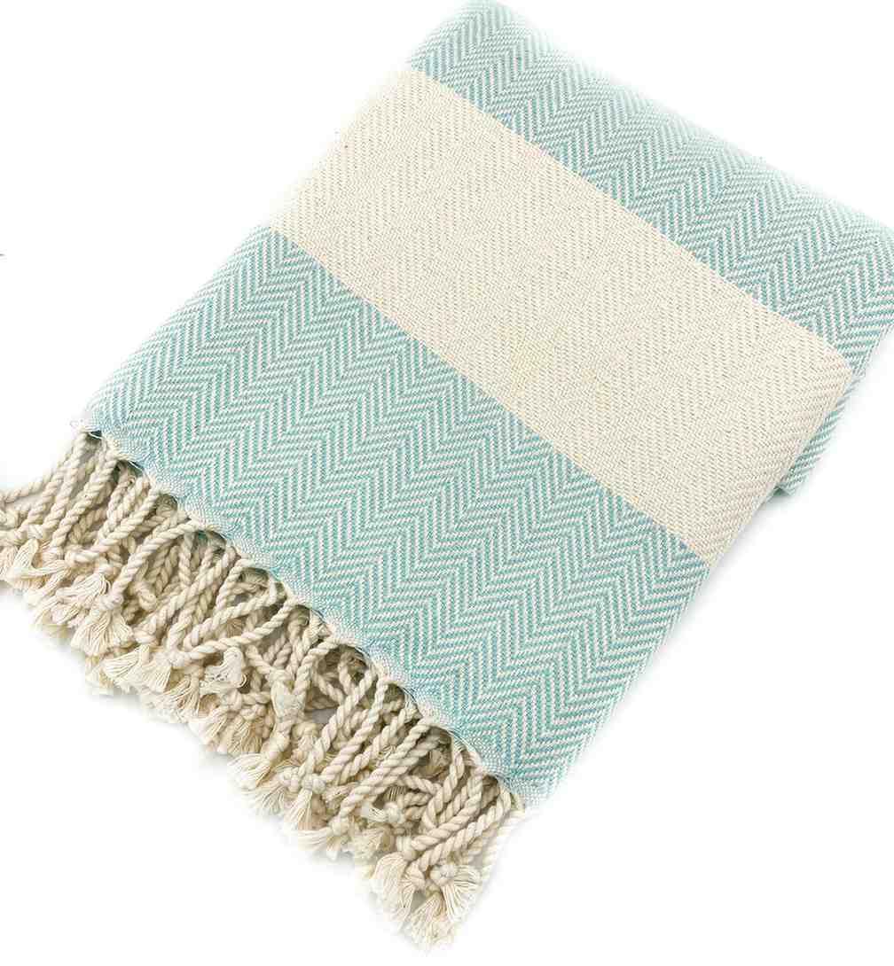 Herringbone Turkish Towel - - Towels