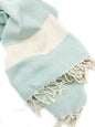 Herringbone Turkish Towel - Aqua - Towels