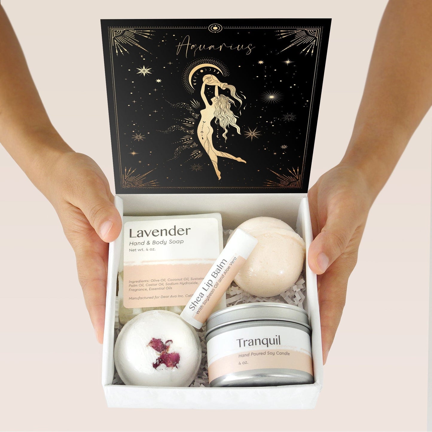 Aquarius Deity Zodiac Gift Box Set - - Bath & Body Gift Sets