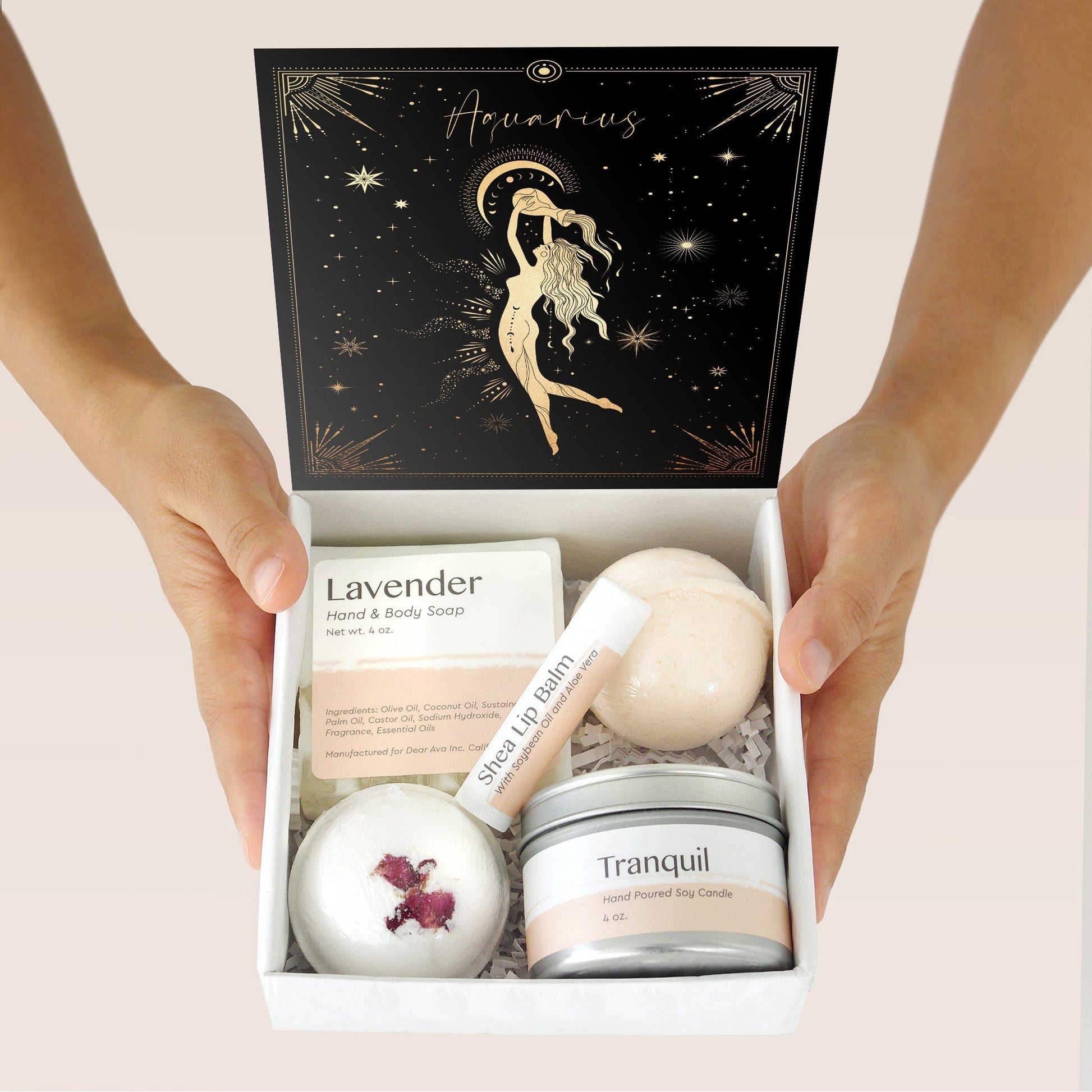 Aquarius Deity Zodiac Gift Box Set - - Bath & Body Gift Sets