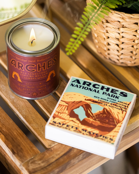 Arches Vintage National Park Cabin Matches - - matches