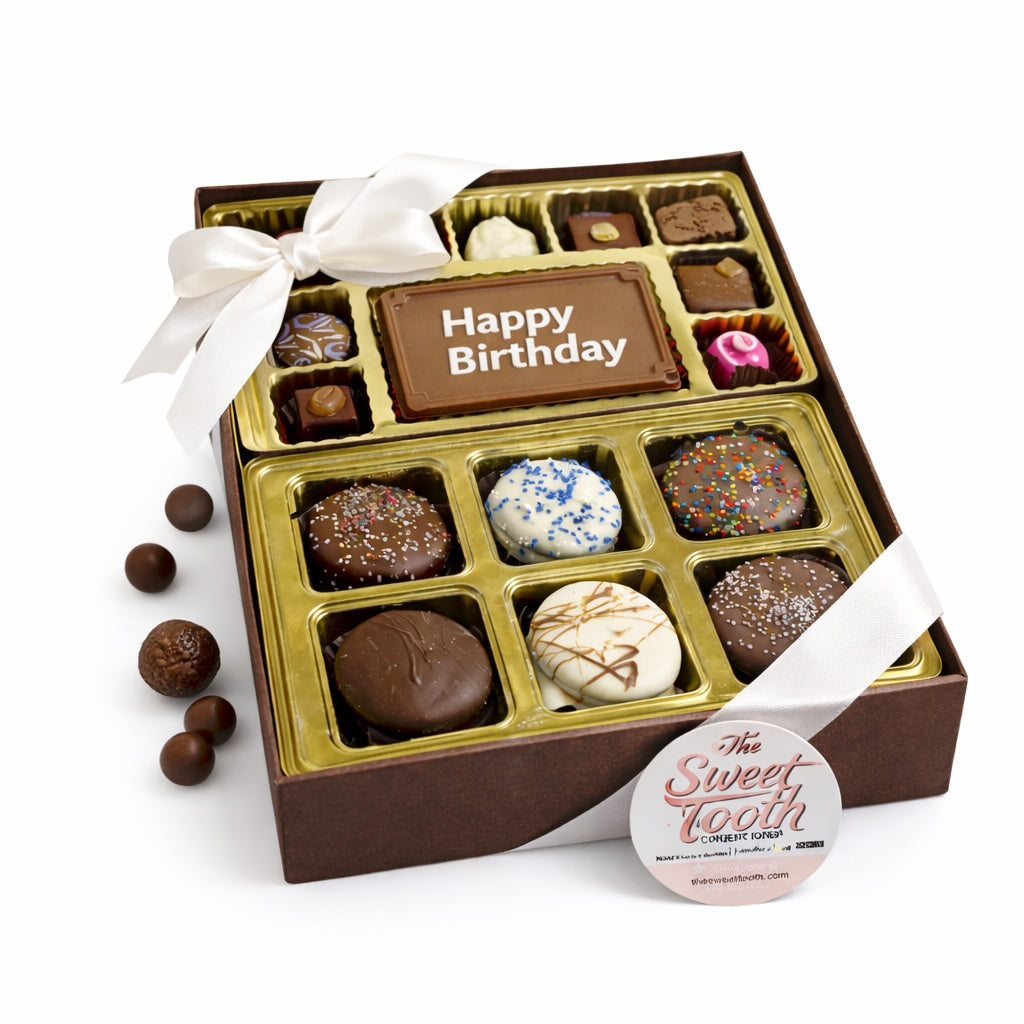 "Say It with Chocolate" Personalized Gift Box - - Chocolate Gift Boxes