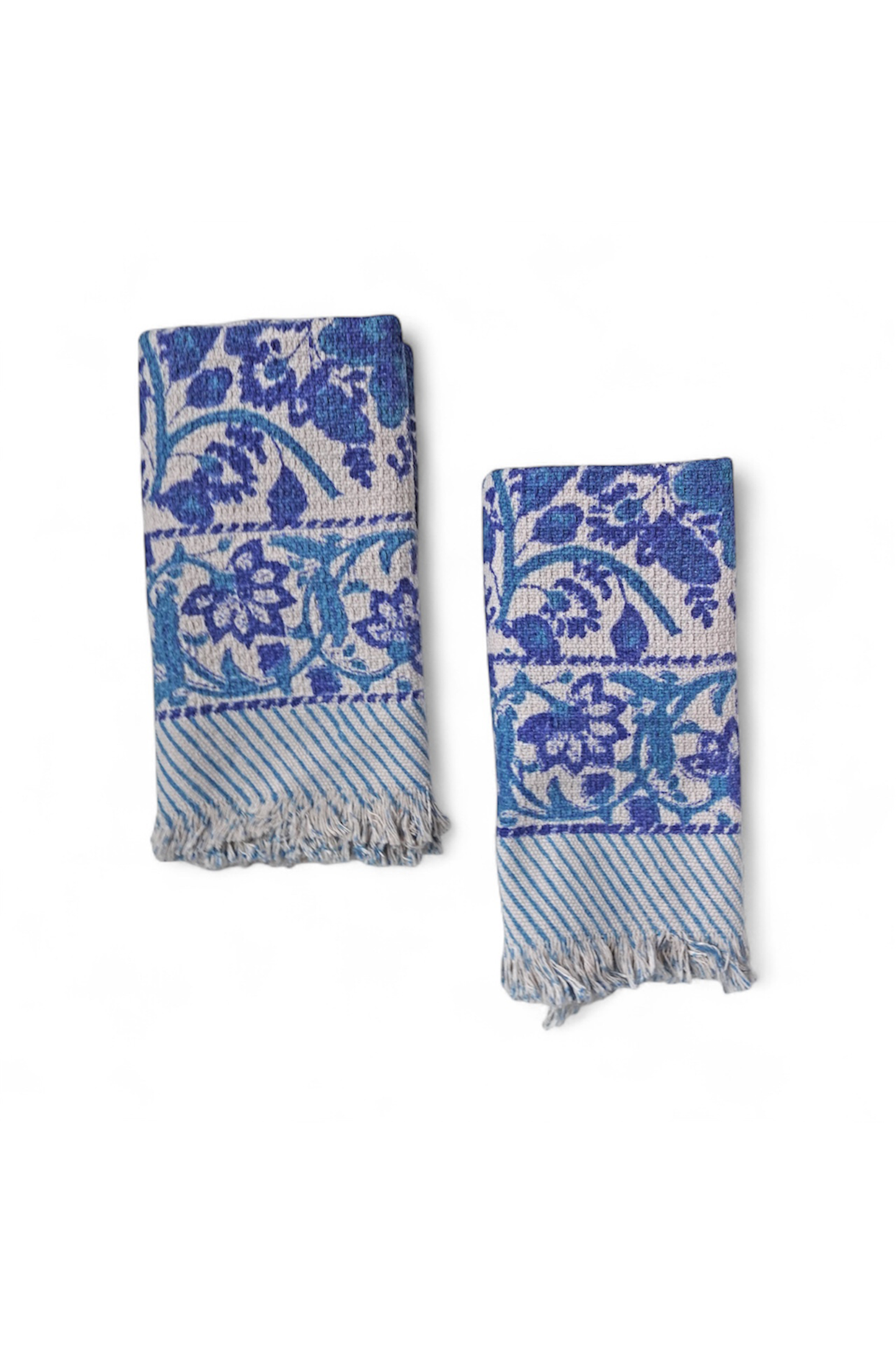 Athena Khadi Cotton Hand Towels (set of 2) - - Towel