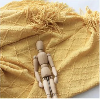 Nordic Knitted Wool Blanket - Kia Day Design