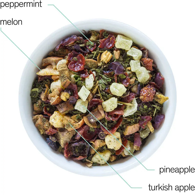 Capri - Honeydew Melon Mint Tea (Caffeine Free) - - Beverages > Teas > Herbal Teas