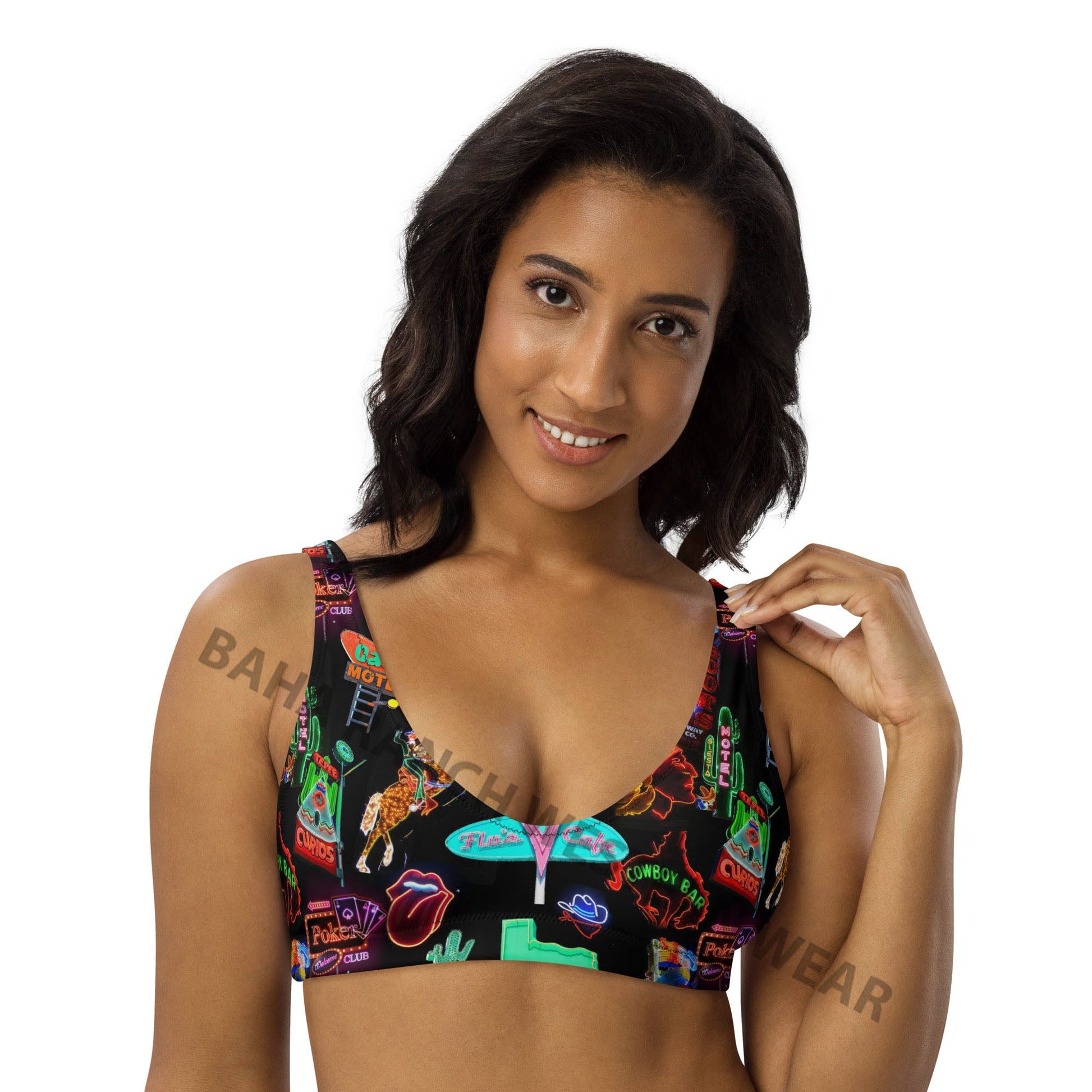 Baha Ranch Yeehaw Viva Las Vegas Bikini Top - -
