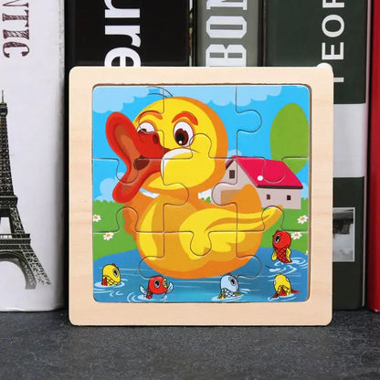 Kids Wooden 3D Puzzle - Kia Day Design