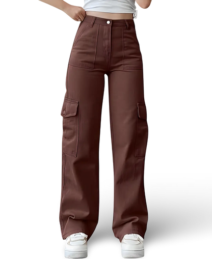 Viral Vintage Cargo Pants Brown Extra Large