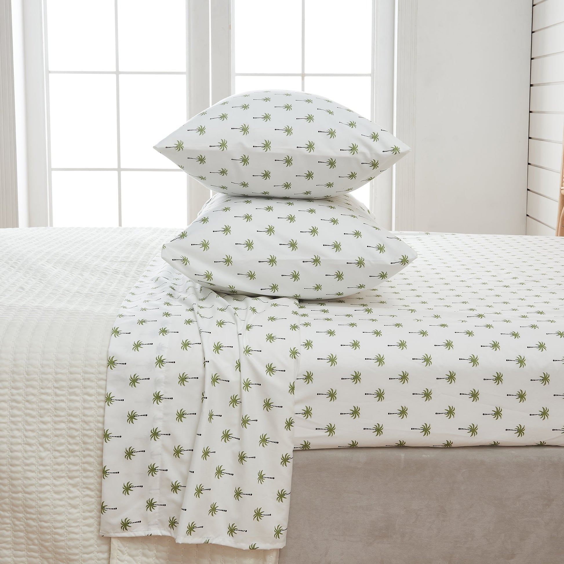 Coastal Printed Sheet Set - Newport Collection - - Bed Sheets