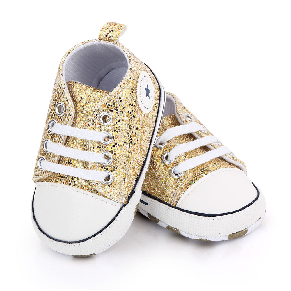 Fashionable Cute Canvas Shoes for Newborn Babies - - baby shoes