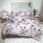 60s Cotton Reactive Bedding Sets light blue pink