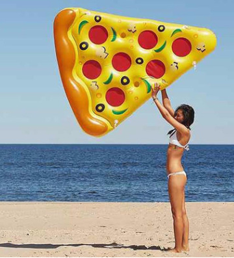 Inflatable Pizza Float - - pool float