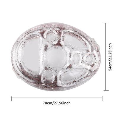 Pineapple Pool Drink Holder & Floating Snack Tray - Transparent 1 PCS - pool float
