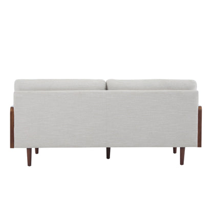 Mid Century Moderne Sofa With Wood Sides- Unique Piece Furniture- {{Product type}}