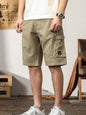 Men's Loose Fit Cargo Shorts - Khaki -