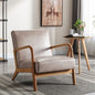 Classic Mid-Century Modern Accent Chairs, Open Framed Armchair With Cushioning- Unique Piece Furniture- {{Product type}}