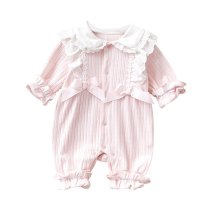 Autumn Princess Cotton Romper - - romper