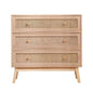 3-Drawer Rattan Storage Cabinet - Kia Day Design
