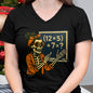 67 Teacher Halloween Skeleton Six Seven Meme Brainrot Math T-Shirt - Halloween Unisex T-Shirt/Hoodie - NGHL00 - V-neck T-shirt -