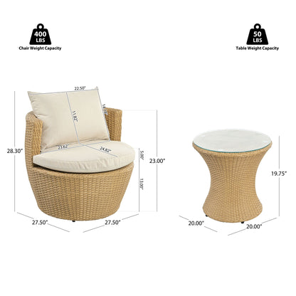 Kono - Chat Set Outdoor Furniture- Unique Piece Furniture- {{Product type}}
