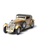 Vintage Bentley 8L Antique Car Model with Sound and Light - Blue Fin Bare Wheel Bugatti-1:28 Scale-Boxed - model car