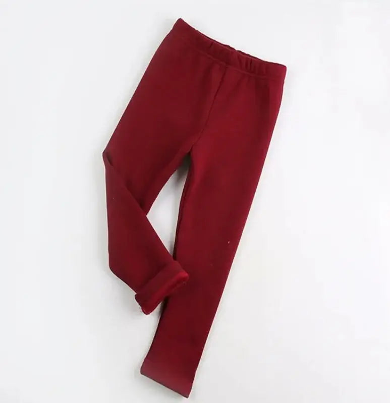 Girls Cotton Candy Color Pants red