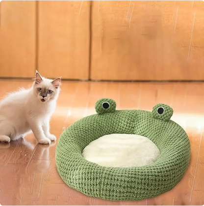 Frog-Shaped Pet Bed - - Pet bed