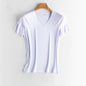 Ice Silk V-Neck T-Shirt
