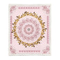 Chinese Floral Flannel Blanket – Soft Printed Throw in Multiple Sizes - 7 Style - Blankets
