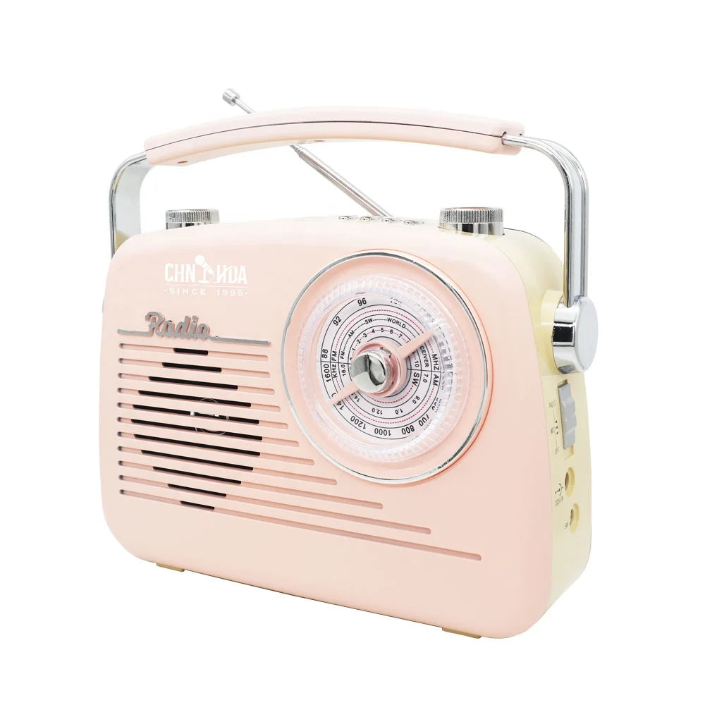 Retro Rechargeable Am Fm Sw Portable Radio Usb Tf Radio